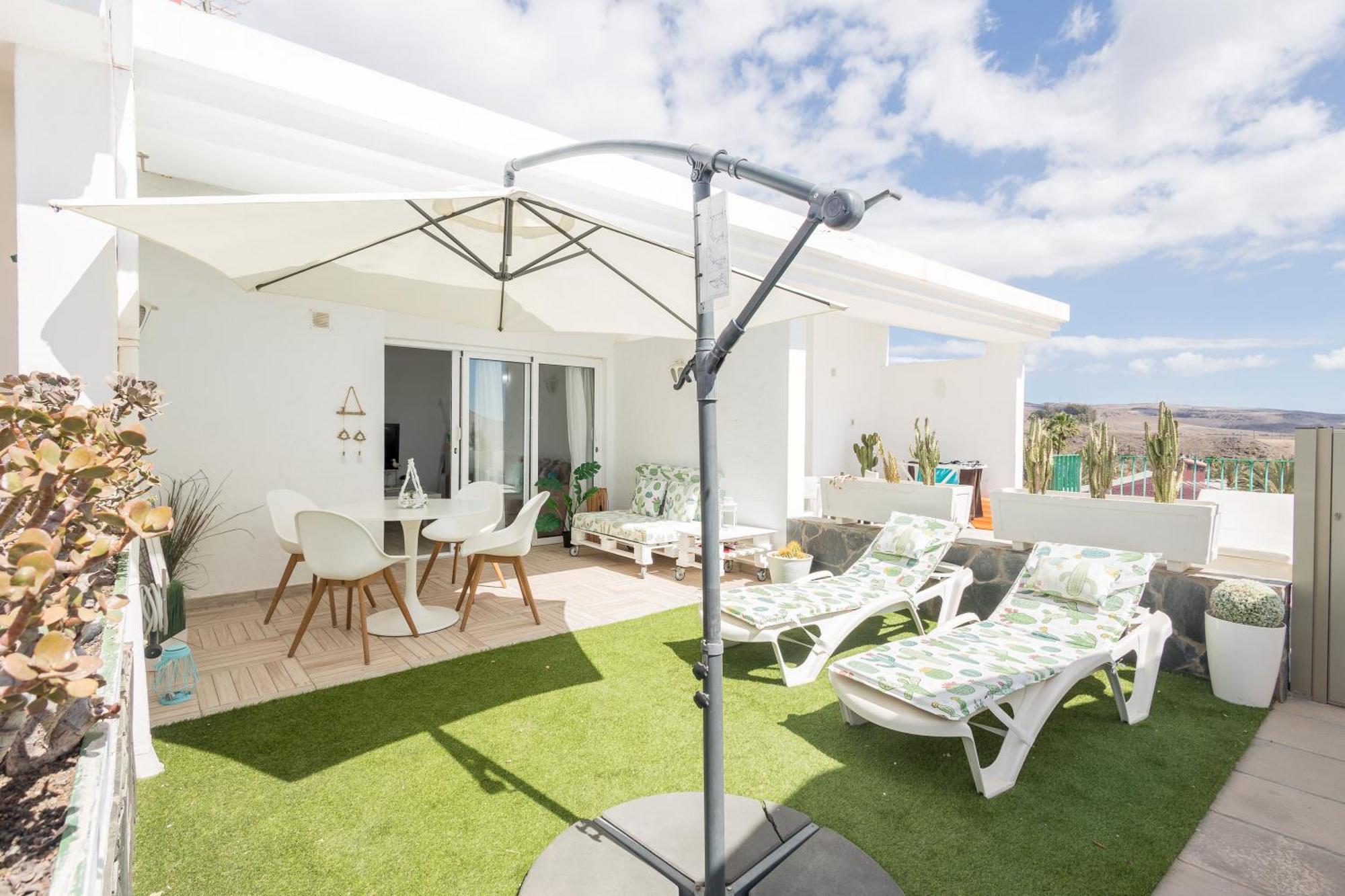 מספאלומס Playa Del Aguila Bungalow Con Terraza Solarium מראה חיצוני תמונה