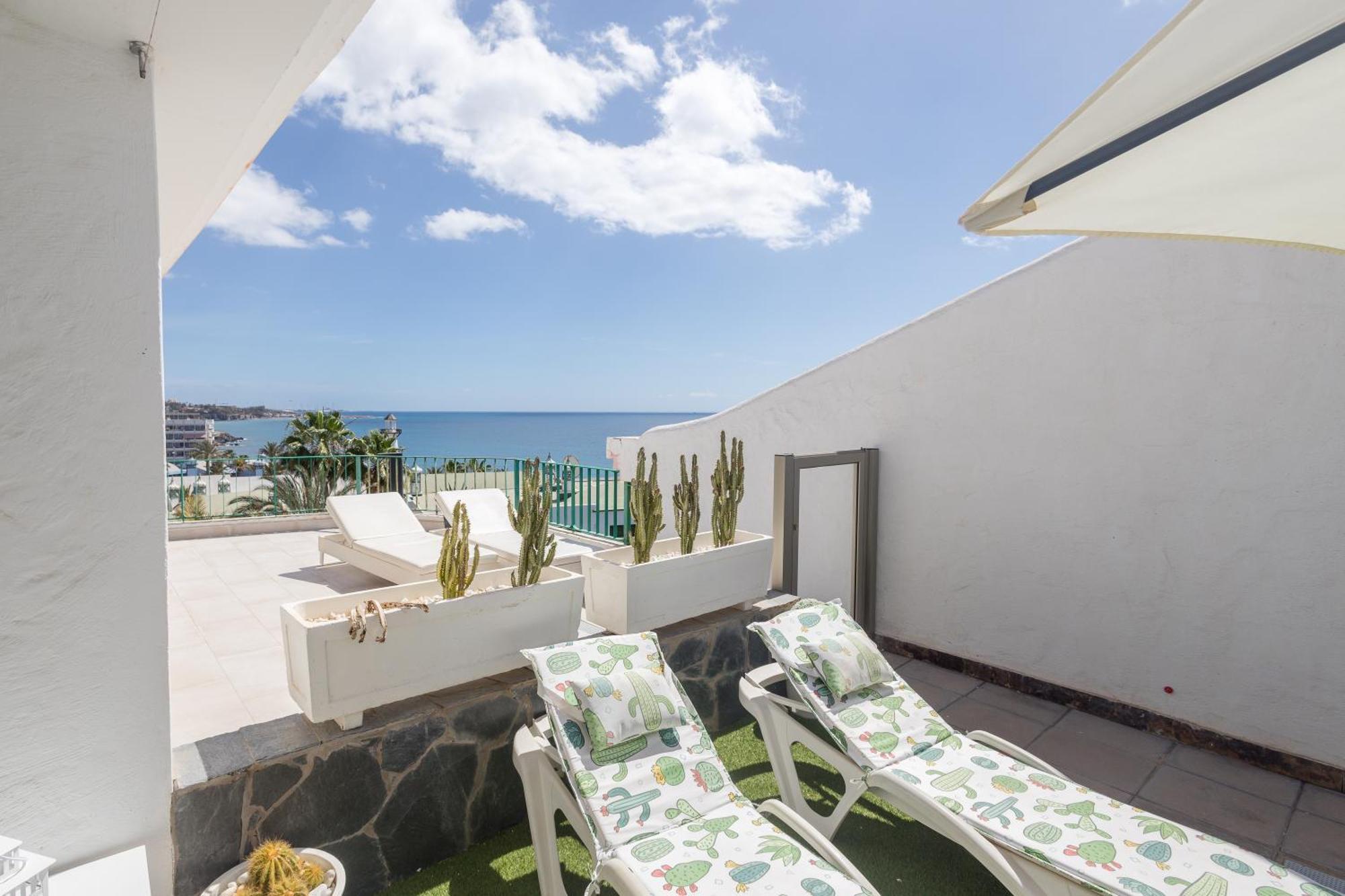 מספאלומס Playa Del Aguila Bungalow Con Terraza Solarium מראה חיצוני תמונה