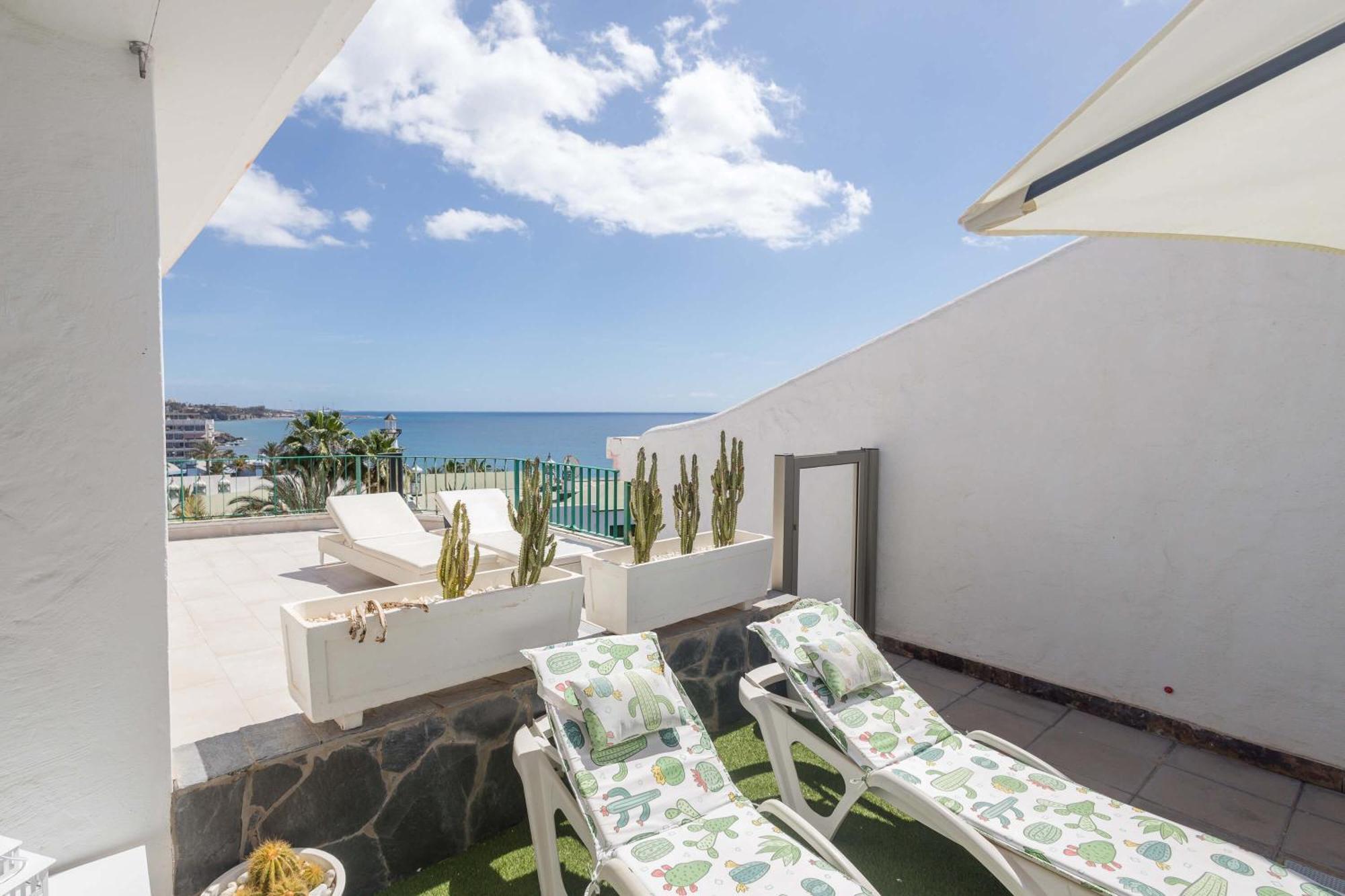מספאלומס Playa Del Aguila Bungalow Con Terraza Solarium מראה חיצוני תמונה