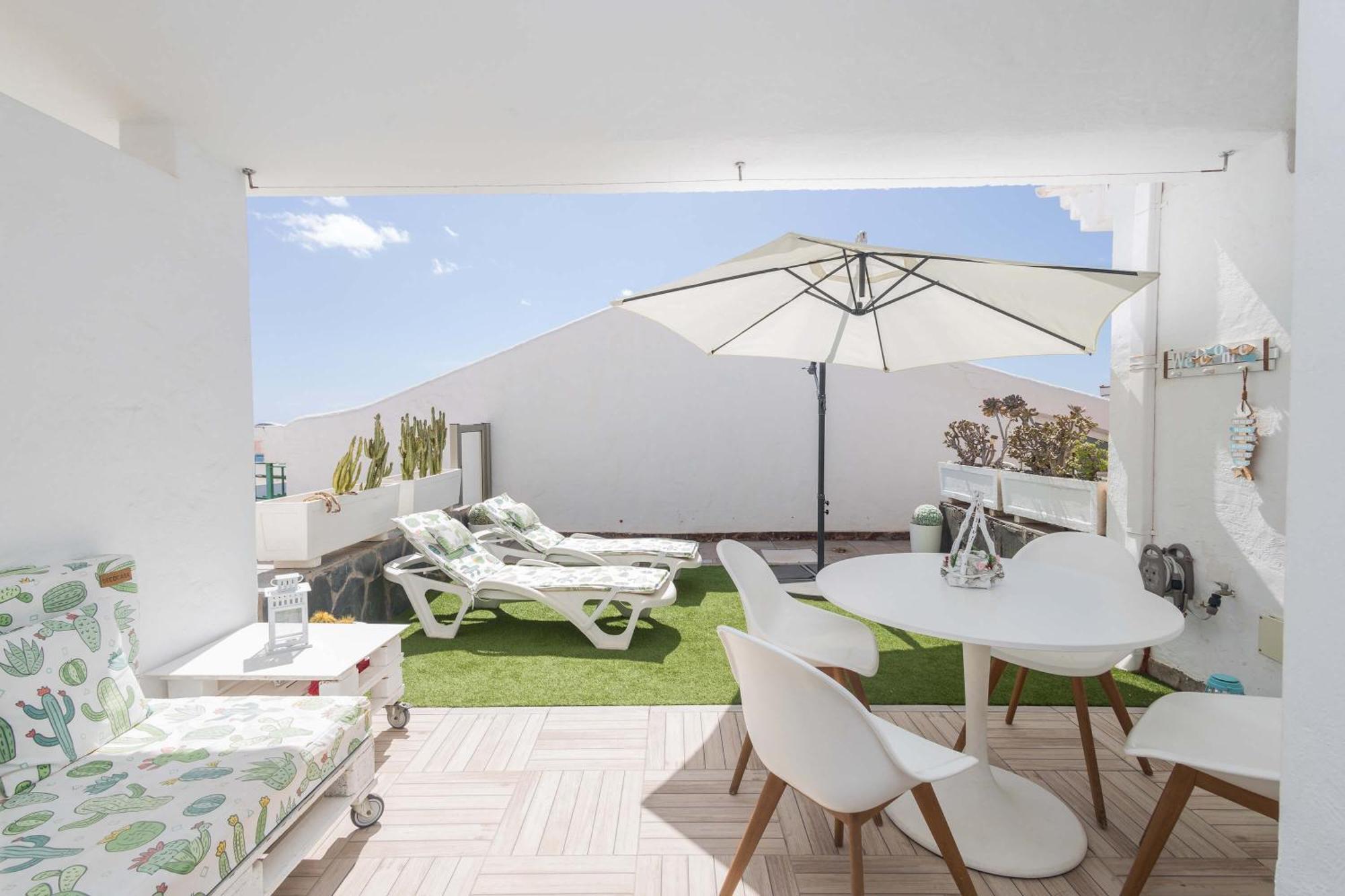 מספאלומס Playa Del Aguila Bungalow Con Terraza Solarium מראה חיצוני תמונה